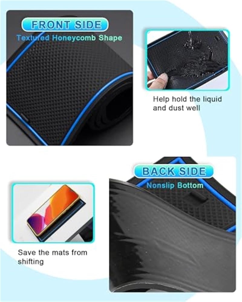 Wivplex Non-Slip Rubber Mats for Kia Ceed GT - Image 5