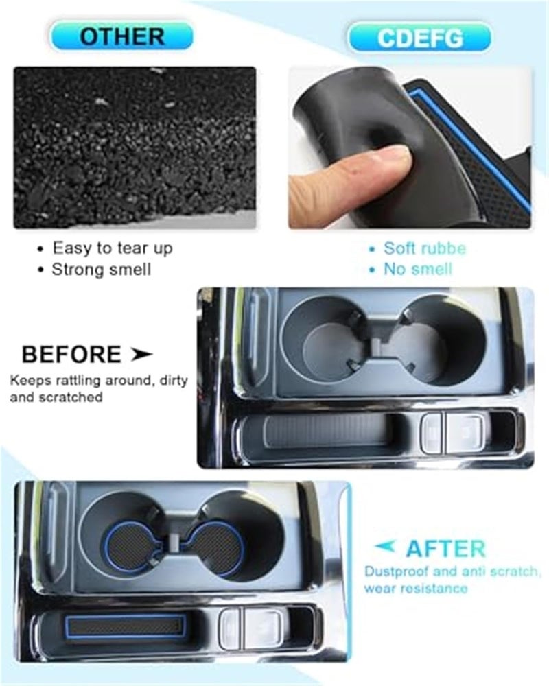 Wivplex Non-Slip Rubber Mats for Kia Ceed GT - Image 3