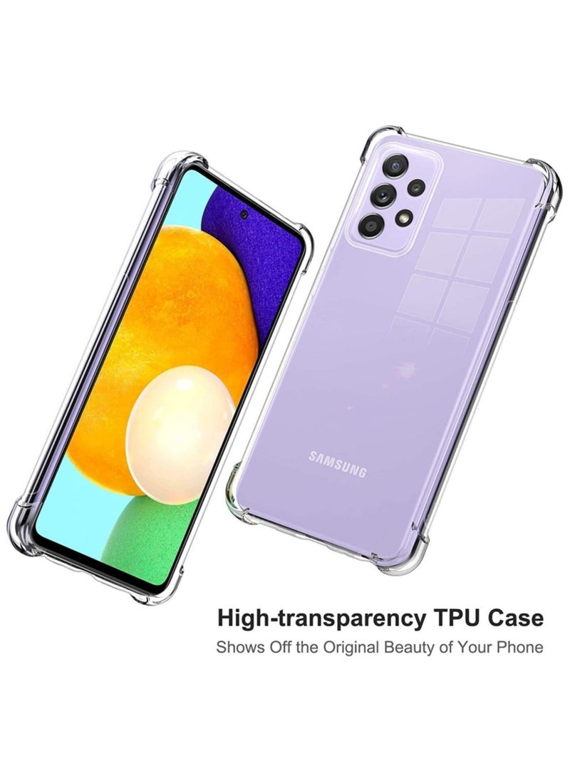 Raxoom Samsung Galaxy A33 5G Case Cover Protective Shock Absorption Bumper soft Transparent Case (Clear) - Image 3