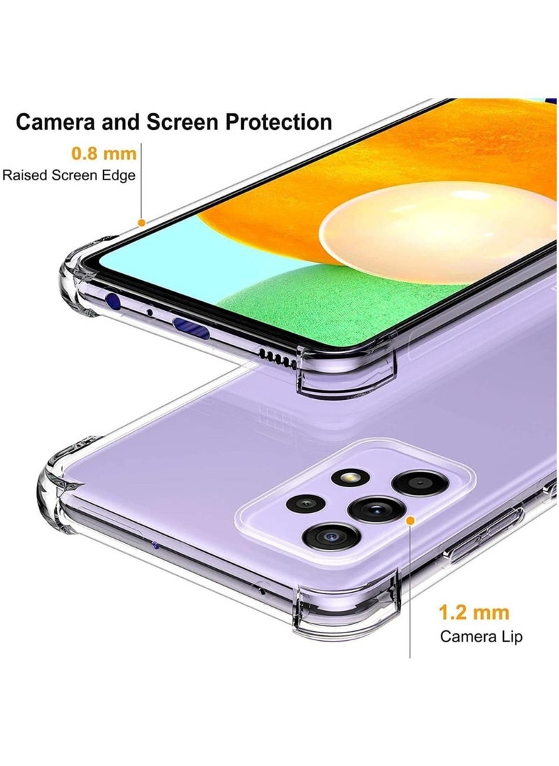 Raxoom Samsung Galaxy A33 5G Case Cover Protective Shock Absorption Bumper soft Transparent Case (Clear) - Image 2