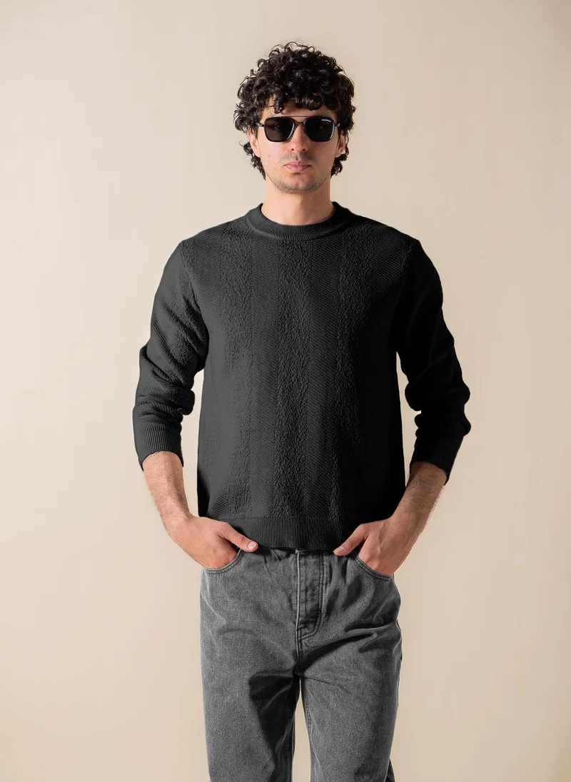 SHAPES TEXTURED JUMPER