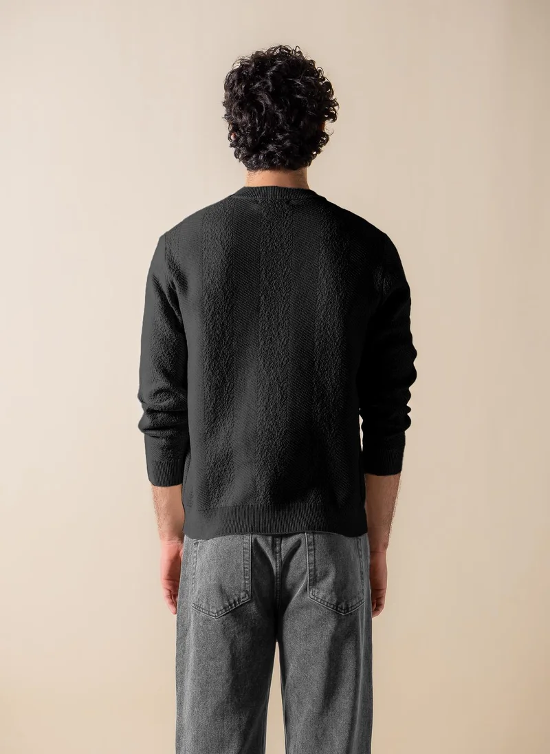 SHAPES TEXTURED JUMPER