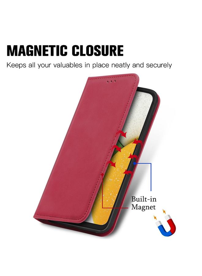 اس-توب جراب لهاتف Samsung Galaxy A03 Core جراب هاتف جلدي مغناطيسي بملمس كلاسيكي - Image 5