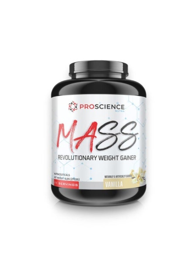Proscience Nutra Mass Gainer, Revolutionary Weight Gainer,  Vanilla Flavour, 6 Lb - Image 1