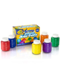 Crayola Washable Kids' Paint+4 pack of paint brushes  - Image 5