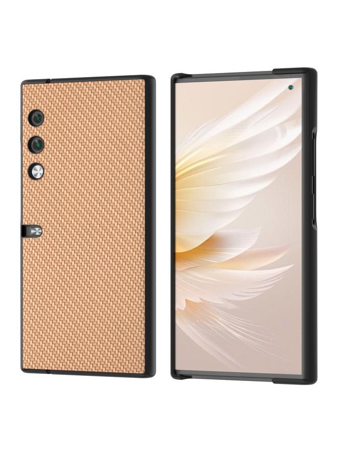 اس-توب جراب هاتف Honor V من ألياف الكربون بتصميم محفظة واقٍ - Image 1