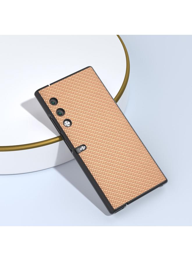 اس-توب جراب هاتف Honor V من ألياف الكربون بتصميم محفظة واقٍ - Image 2