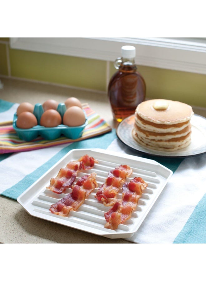 Nordic Ware Microwave Compact Plastic Rack,10-Inch by 8-Inch - Image 3