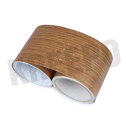 KREEPO Waterproof Waist Line Wall Sticker Self Adhesive Baseboard Wallpaper Border Roll Decals Home Decor Film (Size 4Inch x 30m) (Wood-10) - Image 4