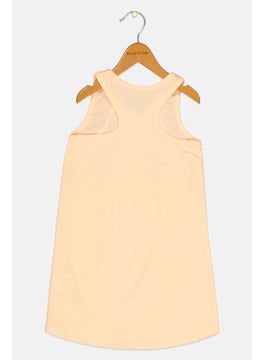 Reebok Kids Girl Brand Logo Sleeveless Tank Top, Peach  - Image 2