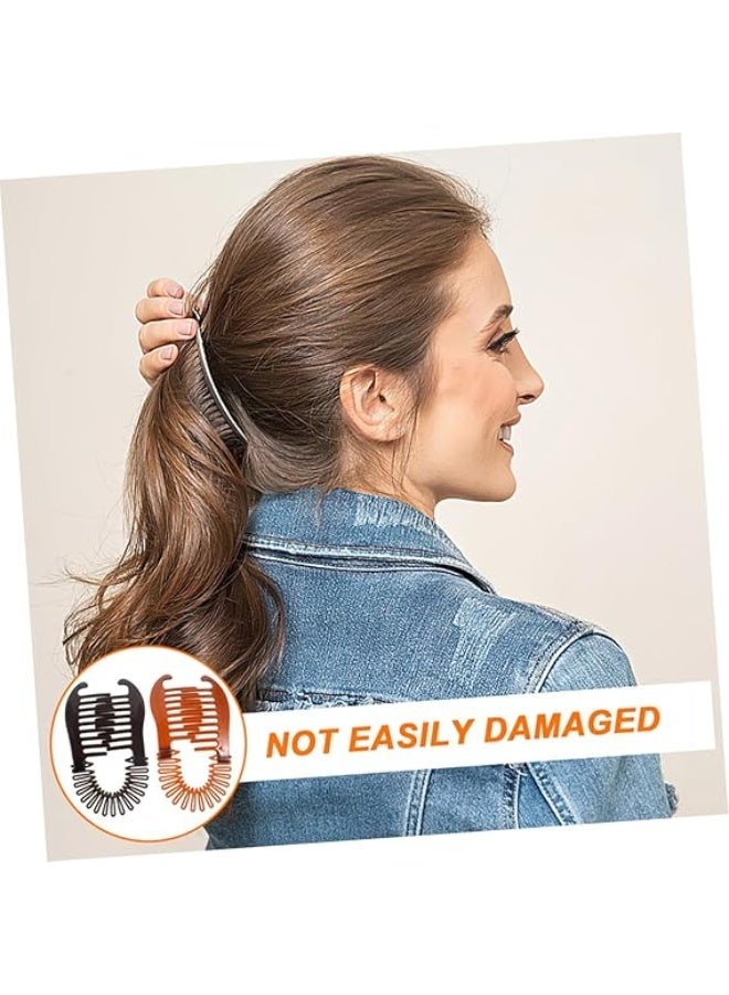 2PCS Stylish Banana Clips for Women Ponytail Holder Clips for Thick Hair Versatile Hair Accessories for Everyday Wear and Elegant Hairstyles - Image 2