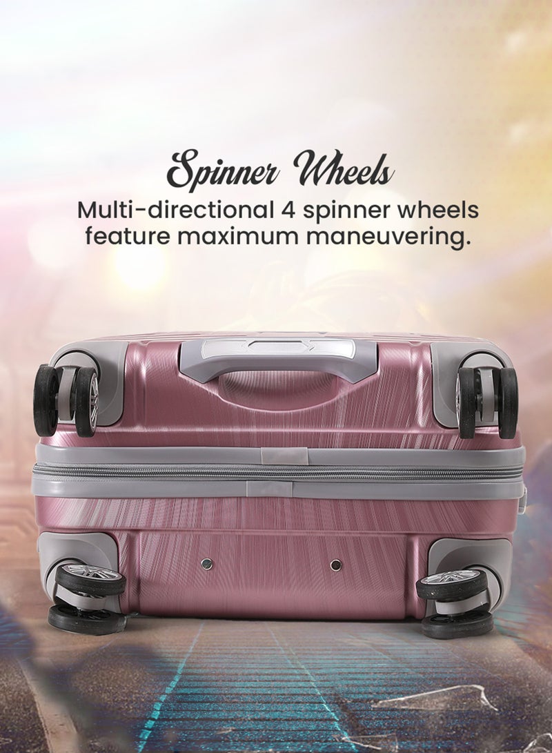 STARLIFE 3 Piece ABS Hard side Trolley Luggage Set Spinner Wheels with Number Lock 20/24/30 Inch - Image 5