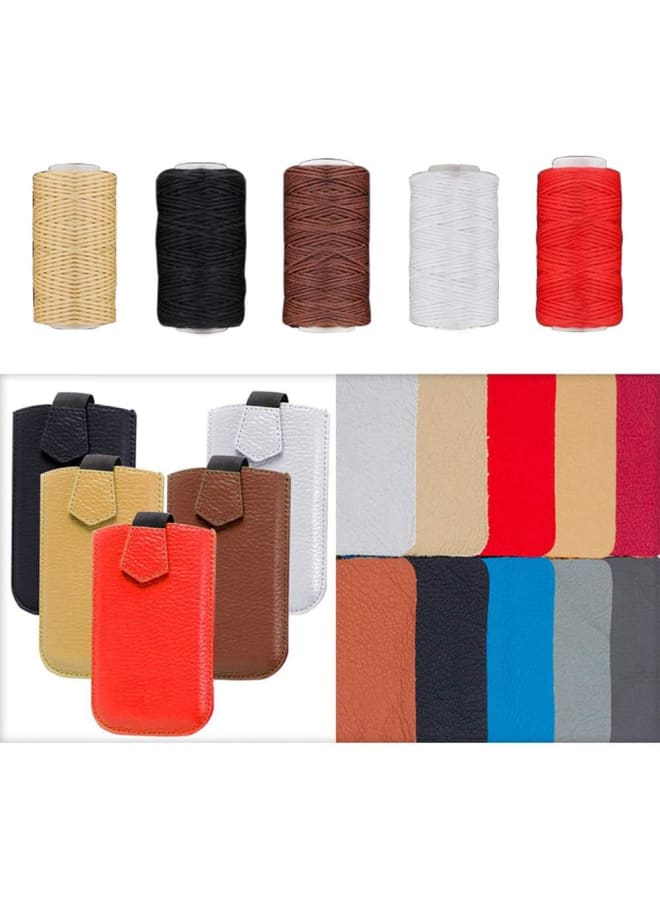 Leather Tool Kit 30pcs Leather Tool Kit Leather Working Tools Basic Leather Sewing Repair Kit Hand Sewing Needles Awl for Leather Shoes Bag Belt Repairing Stitching  - Image 3