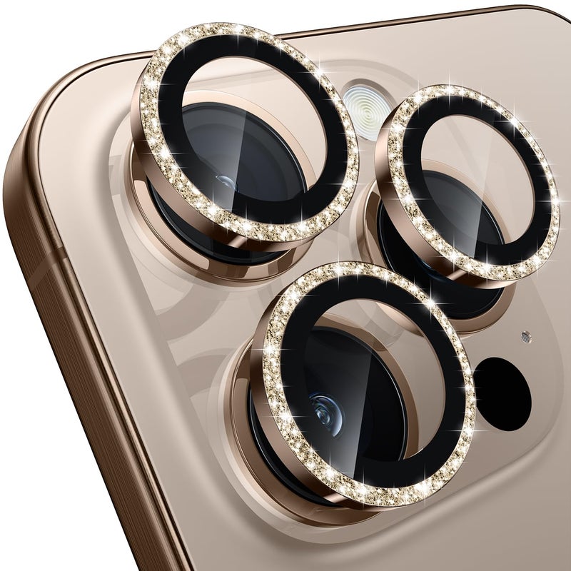 WSKEN for iPhone 16 Pro/iPhone 16 Pro Max Camera Lens Protector - [Original Shooting Model] Shatterproof Ultra HD Tempered Metal Glass Camera Screen Protector Cover Film Accessories - Image 1