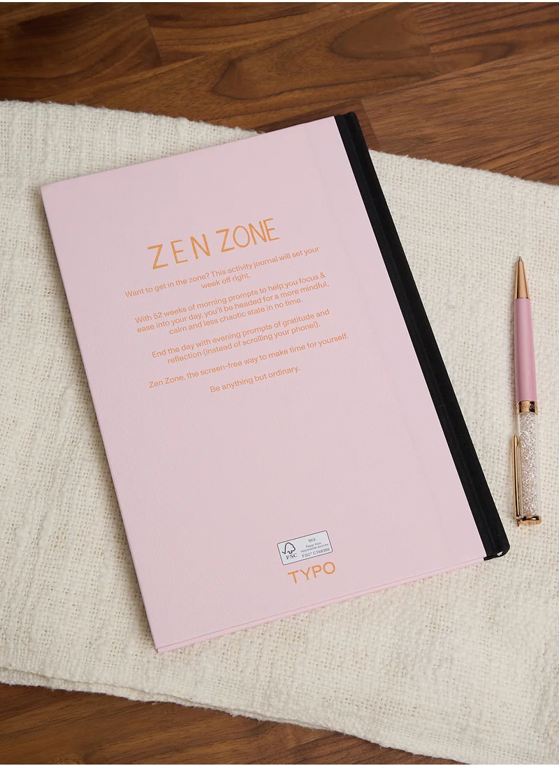 Typo Stationery B5 Activity Journal Zen Zone Am Pm