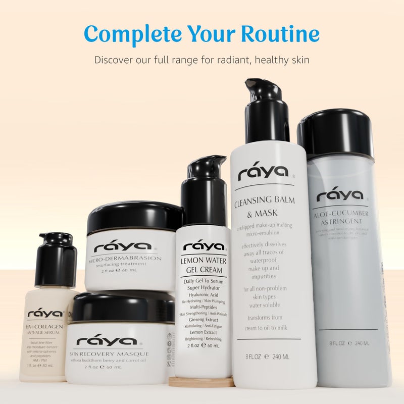 Raya Lemon Water Gel Cream (308) | Moisturizing, Skin-Repairing, and Anti-Aging Facial Day and Night Cream for Non-Problem Skin | Fills in Wrinkles and Improves Complexion - Image 5