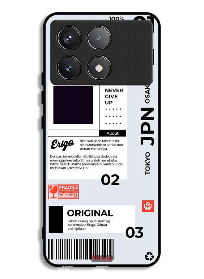 Tolwak Xiaomi Poco F6 Pro Protective Case Cover Japan Sticker - Image 1