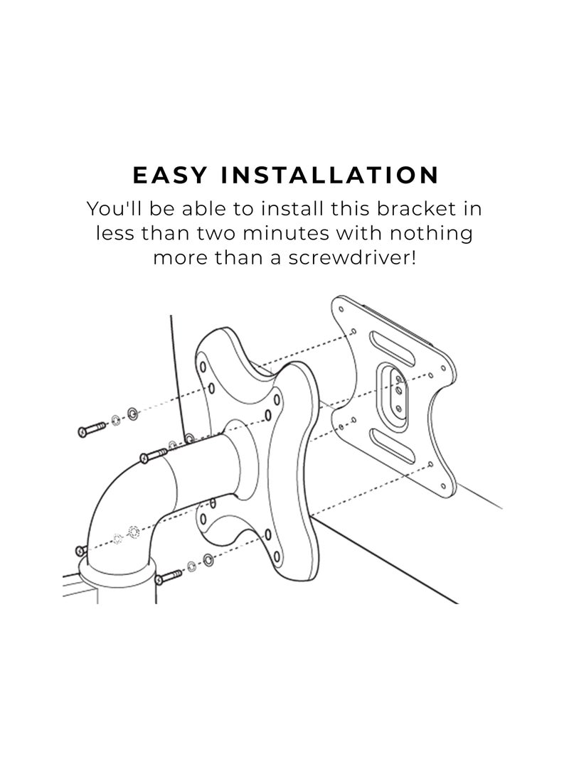 HumanCentric HumanCentric VESA Mount Adapter Compatible with MSI Optix MAG341CQ, AG32C, AG32CQ, G24C, G27C, G27C2 Monitors  - Image 3