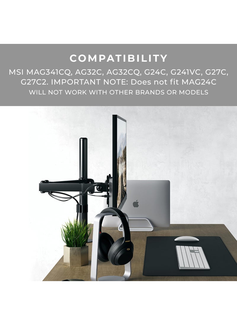 HumanCentric HumanCentric VESA Mount Adapter Compatible with MSI Optix MAG341CQ, AG32C, AG32CQ, G24C, G27C, G27C2 Monitors  - Image 2