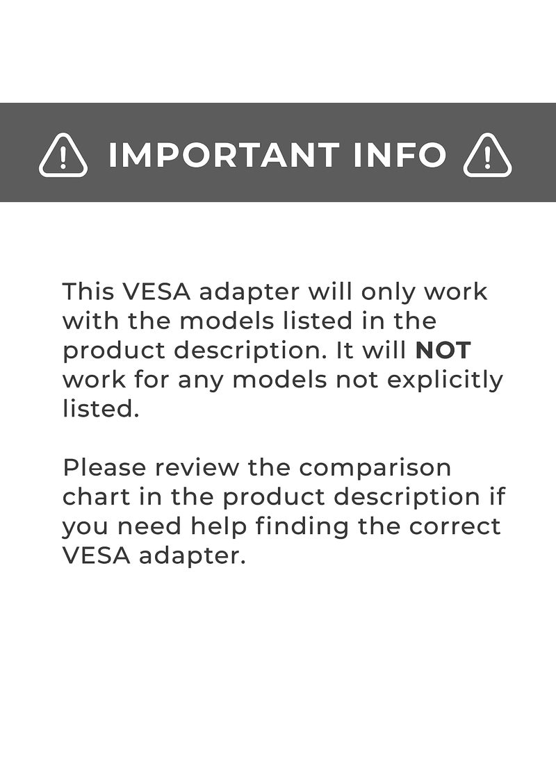 HumanCentric HumanCentric VESA Mount Adapter Compatible with MSI Optix MAG341CQ, AG32C, AG32CQ, G24C, G27C, G27C2 Monitors  - Image 5