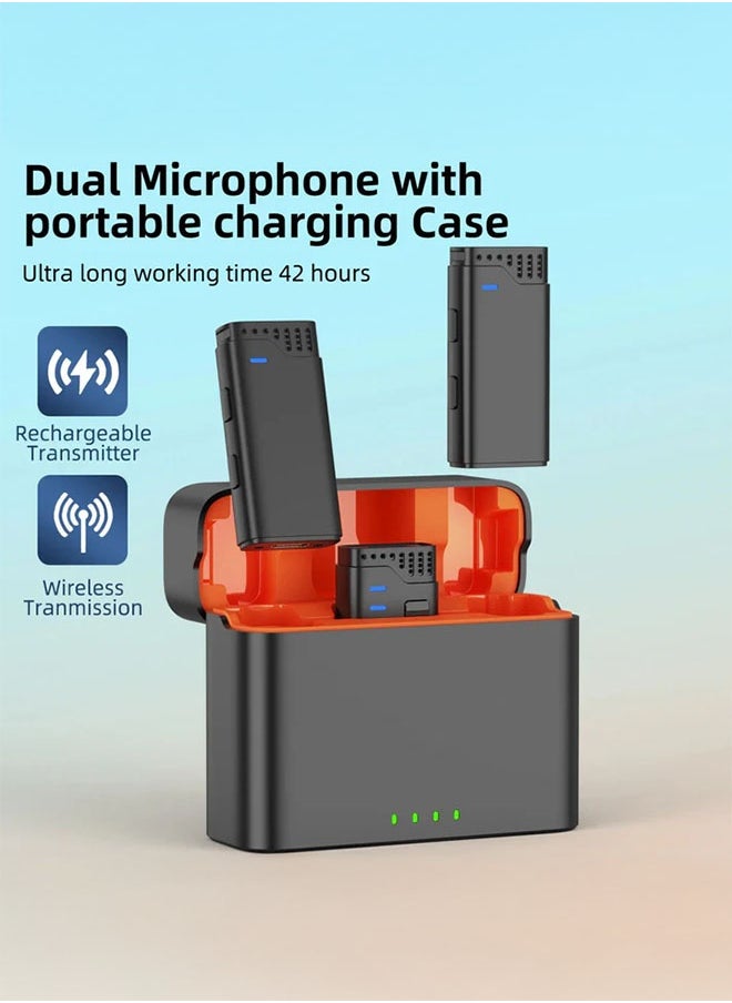 MW-16 2.4G Wireless Microphone for Mobile & Camera – Portable Lapel Lavalier Mic with Receiver for Clear Audio