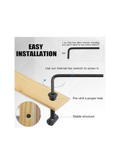 Glarks Glarks 141Pcs Baby Bed Crib Screws Hardware Replacement Kit, M6x20/ 30/40/ 50/60/ 70/ 80mm Black Hex Socket Cap Screws and Nuts Assortment Kit with a Allen Wrench for Chair Table Cabinets Furniture  - Image 5