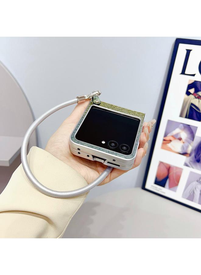 اس-توب جراب لهاتف Motorola Razr 40 Ultra Kirin Pattern بتغطية كاملة مع حزام معصم - Image 3