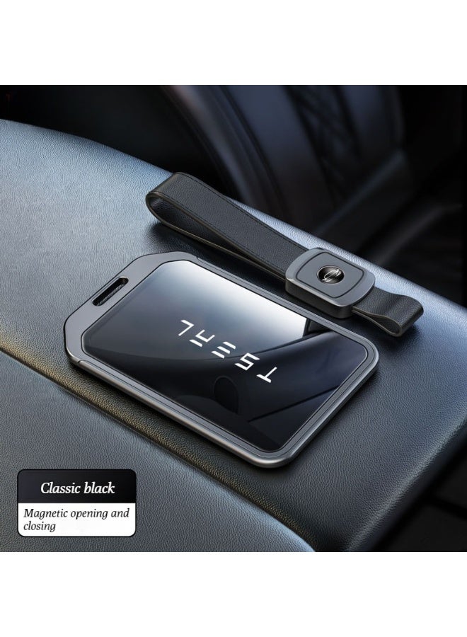 Tesla Suitable for Tesla card keys, model 3_Y_S_X updated version car metal protective cover, high-end car key protective cover - Image 1