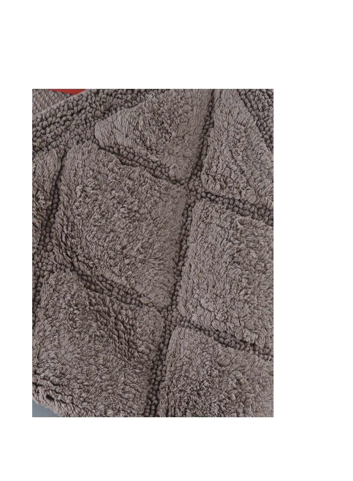 دريم ديكور سجادة حمام رمادية مقاس 50x80 سم - Image 2