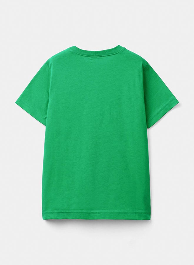 بينيتون أولاد تي شيرت بأكمام قصيرة قطن - Image 2