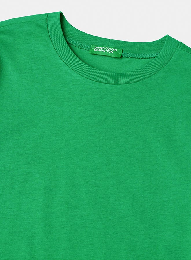 بينيتون أولاد تي شيرت بأكمام قصيرة قطن - Image 3