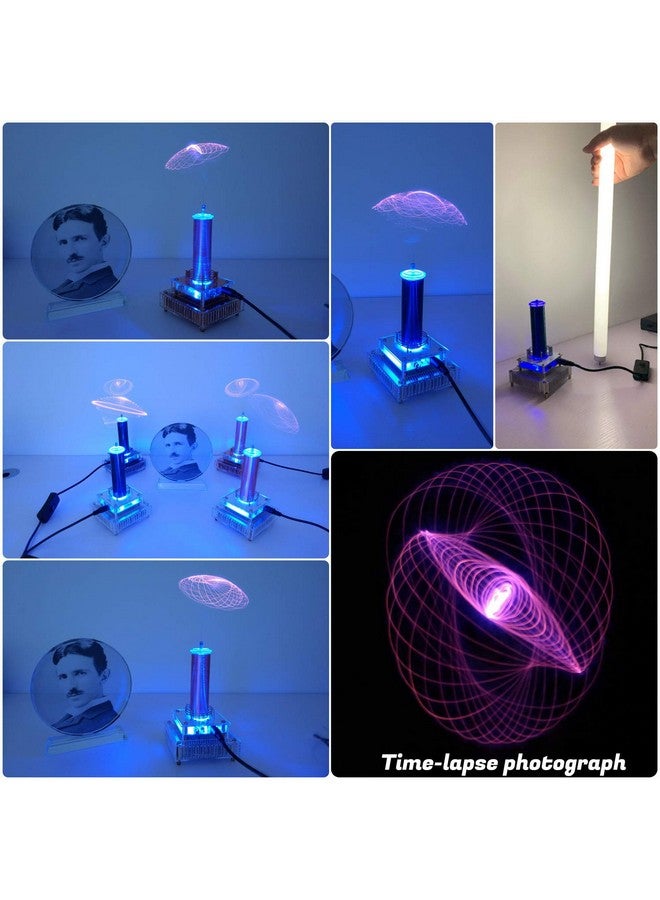 Joytech Music Tesla Coil Acrylic Base Shell Arc Plasma Loudspeaker Wireless Transmission Experiment Desktop Toy Model (Ys04) - Image 2