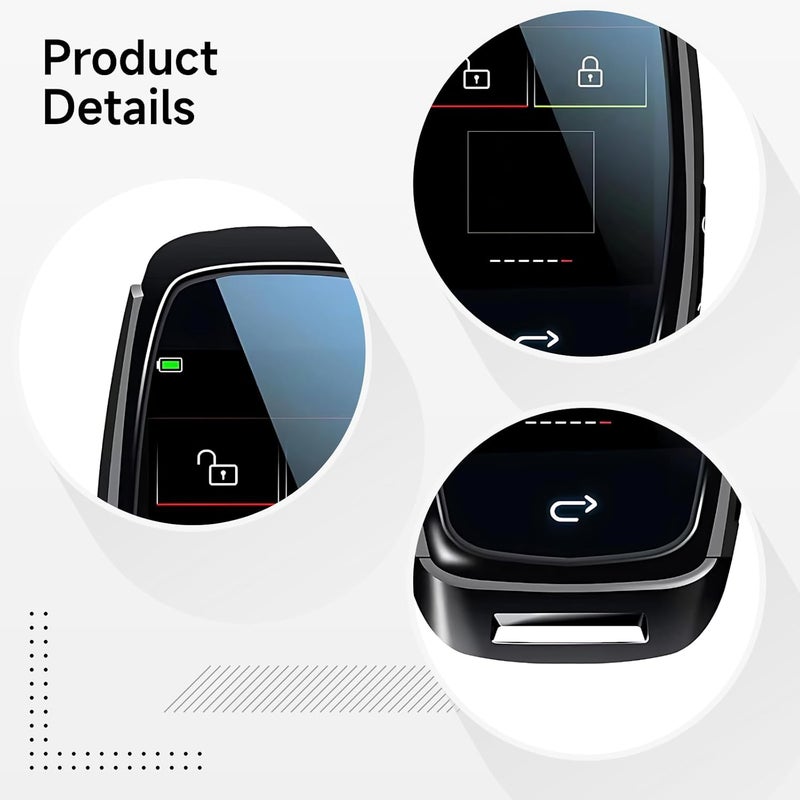 365-Day Standby Smart LCD Key, 2 in / 5.1 Cm Touch Screen, Remote Keyless Entry, Gift Box Included, for Cars with One-Key Start - Image 4