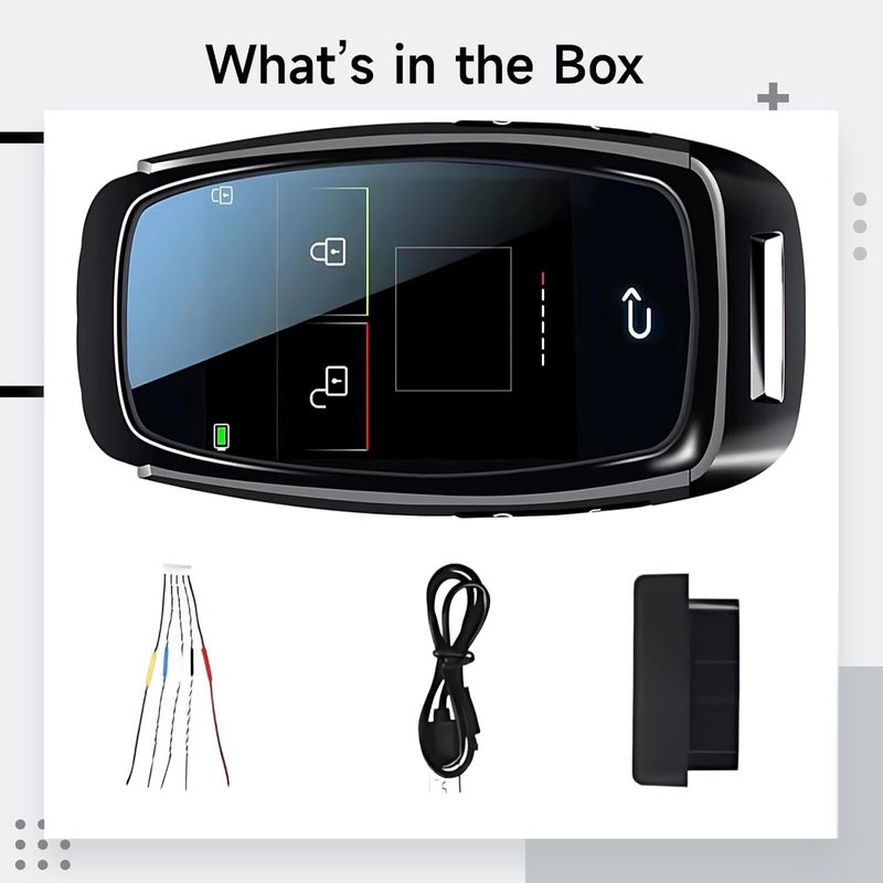 365-Day Standby Smart LCD Key, 2 in / 5.1 Cm Touch Screen, Remote Keyless Entry, Gift Box Included, for Cars with One-Key Start - Image 5