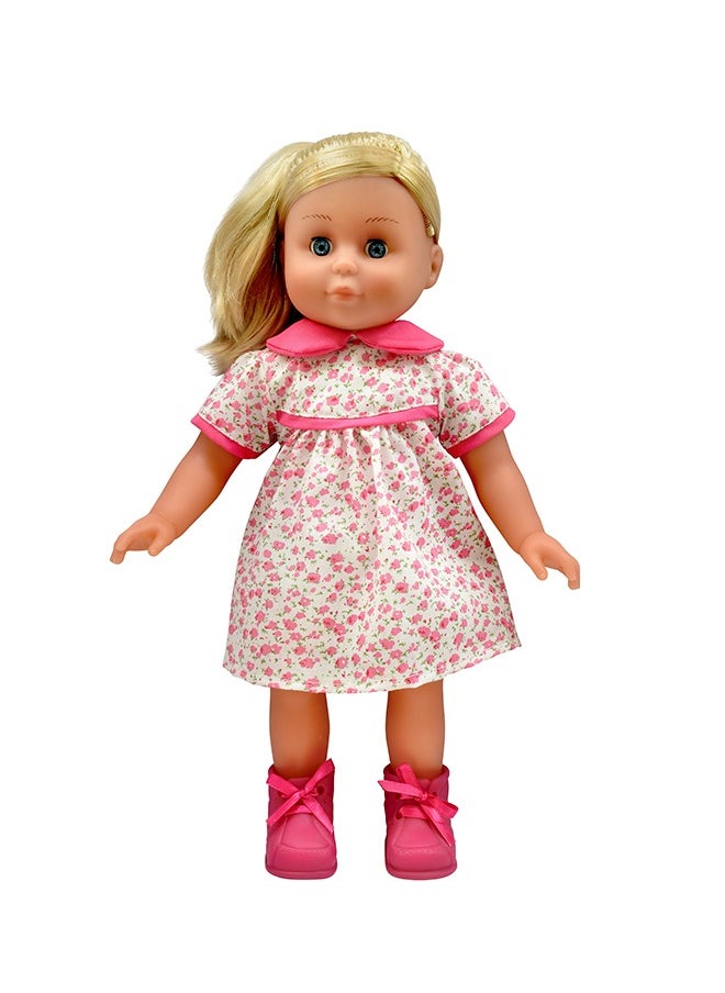dolls world دمية ناعمة صوفيا 41 سم (16 بوصة) مع شعر فاخر  - Image 1