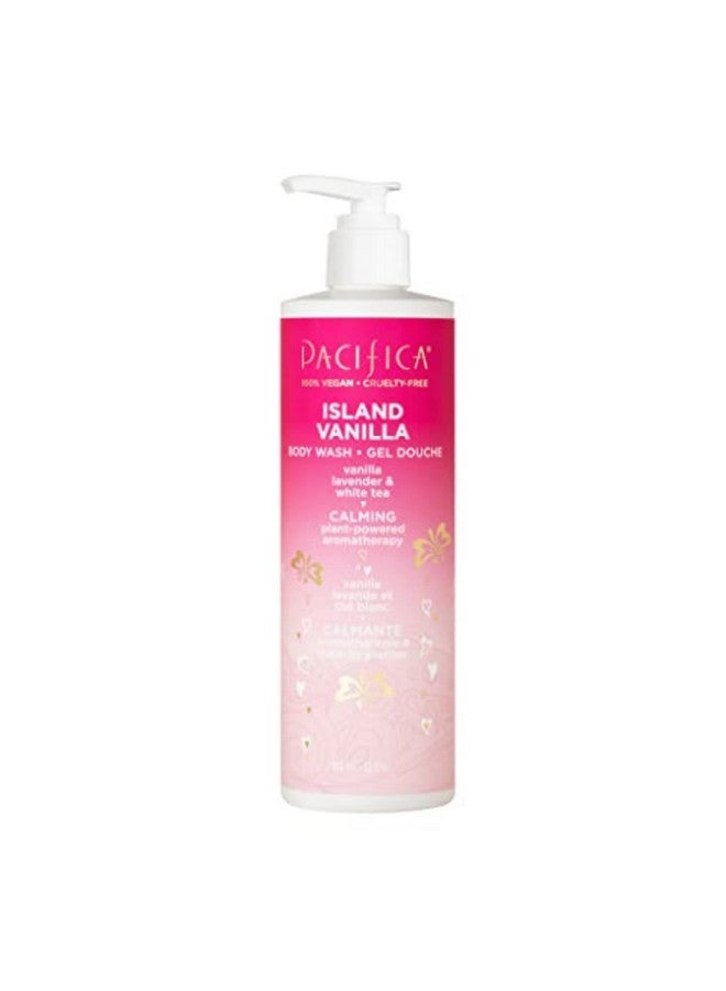 Pacifica Island Vanilla Body Wash Aloe + Hyaluronic Acid, Daily Cleansing, Bath & Shower Gel, Essential Oils, Clean Vegan & Cruelty-Free Dermatologist Tested Made in USA 12 Fl Oz - Image 1