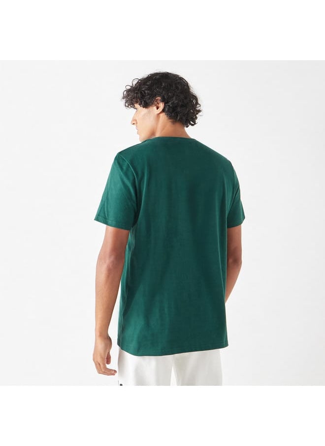 Kappa - Kappa Solid Crew Neck T-shirt with Short Sleeves - Image 1