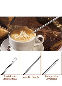 XiuWoo 22 PCS Coffee Tamper Set, Espresso Accessories Barista Kit, with 51mm Espresso Tamper, WDT Tool, Frothing Pitcher 350 ml, Latte Art Pen, Coffee Stirrer, Tamper Mat  - Image 3