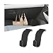Bittwee Car CoPilot Glovebox Hooks 2PCS AntiScratch Vehicle Passenger Seat Storage Hanger for Handbag Purse Umbrellas Auto Interior Organizer Universal for SUV Sedan TruckBlack - Image 2