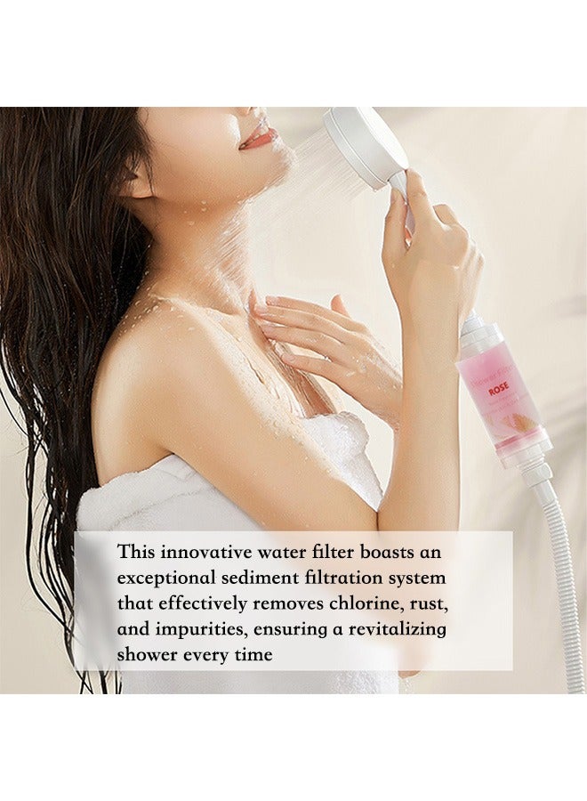 Gel Shower Filter, Anti-Hair Loss, Prevents Dry Skin, Removes Chlorine, Removes Rust, Relaxing Aromatherapy, Non-Toxic (Lemon Scent), 155g  - Image 5