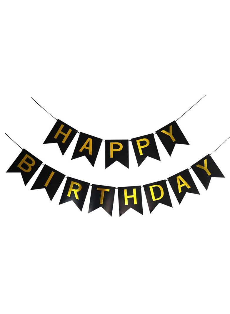 هايلاند لافتة عيد ميلاد سعيد سوداء لتزيين عيد الميلاد - Image 1