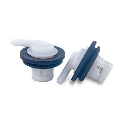 Suspenix Fuel Tank Vent Valves, Fuel Tank Vent with Grommet Seal Compatible with Ford 1980-1996 F150 F250, 1980-1997 F350 Thunderbird (Pack of 2) - Image 1