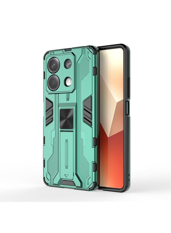 S-TOP Case For Redmi Note 13 5G Supersonic Armor PC Hybrid TPU Phone Case - Image 1