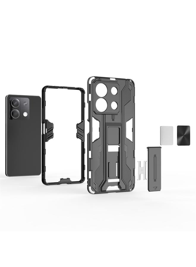 S-TOP Case For Redmi Note 13 5G Supersonic Armor PC Hybrid TPU Phone Case - Image 5