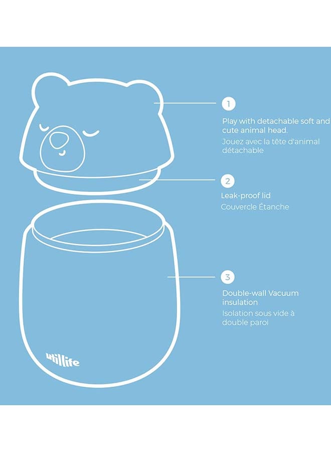 Utilife Zoofiesta Kids Insulated Food Jar - Duck - Vacuum Thermos for Hot & Cold Meals - Image 2