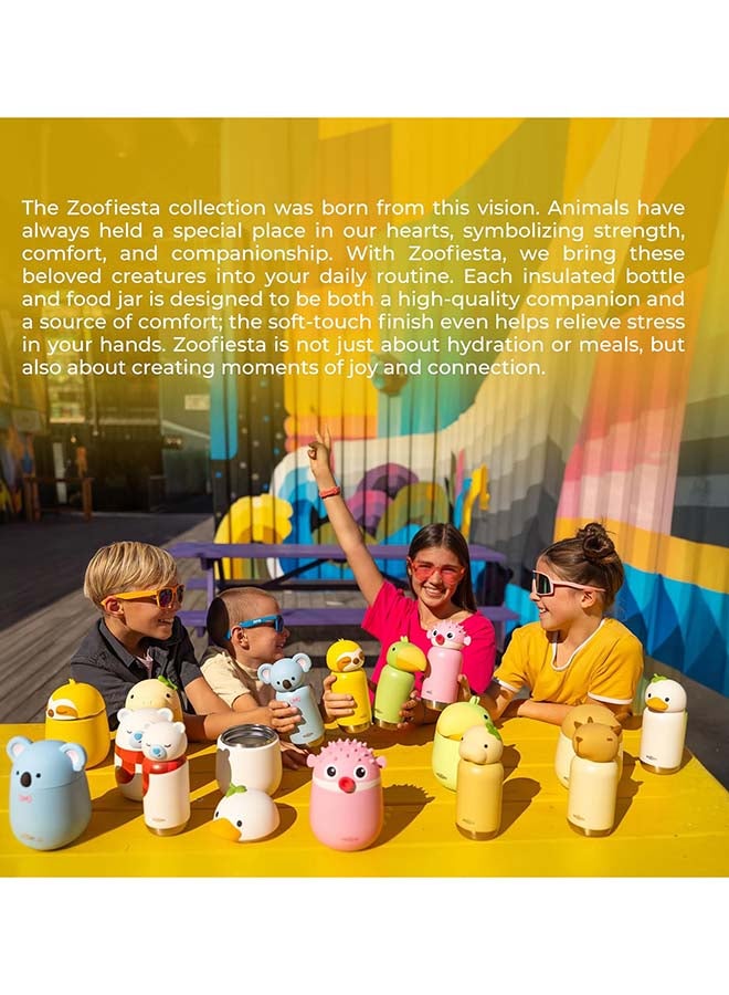 Utilife Zoofiesta Kids Insulated Food Jar - Duck - Vacuum Thermos for Hot & Cold Meals - Image 4