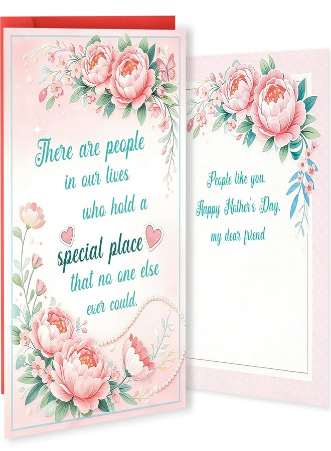 FANCYLUCKY Happy Mother’s Day Card for Friend Bestie, Funny Mothers Day Gift for Good Friend BFF - Image 1