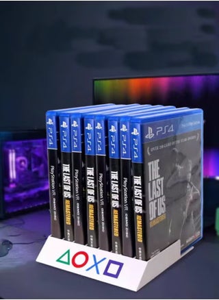 حامل أقراص CD لمنظم ألعاب أقراص CD لـ PS4/5 وXBOX (يحمل 8 أقراص) - pzsku/ZAED8A4C7B25AA3E591FAZ/45/1747901744/8876051b-0f85-4e43-a18b-8331fe594f76