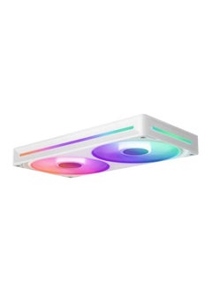 NZXT F240 RGB Core 240mm Single-Frame RGB Fan Unit, Versatile Connectivity, Optimal Performance, Fluid Dynamic Bearings, Radiant RGB Lighting, PWM Control, Silent Operation, White | RF-U24HF-W1  - Image 3