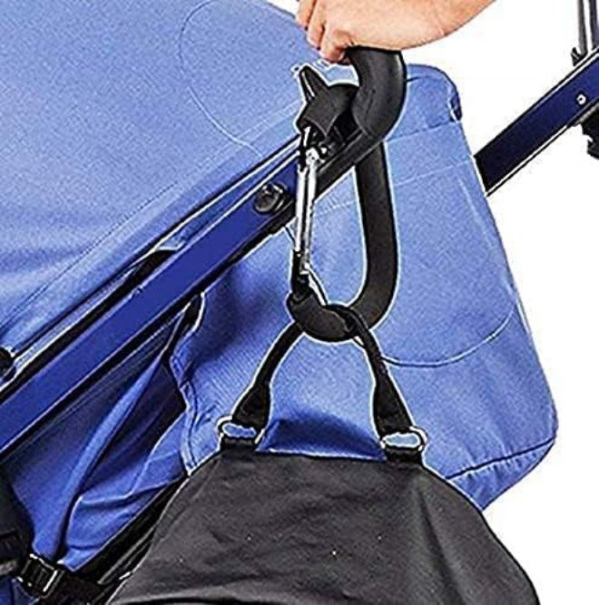 SCIENISH Stroller Hook Organizer Accessories for Hanging Diaper, Shopping Bags, Purses. Fits All Car Seats, Baby Joggers, Prams, shopping carts(2 Pack) Simple multifunctional build - Image 4